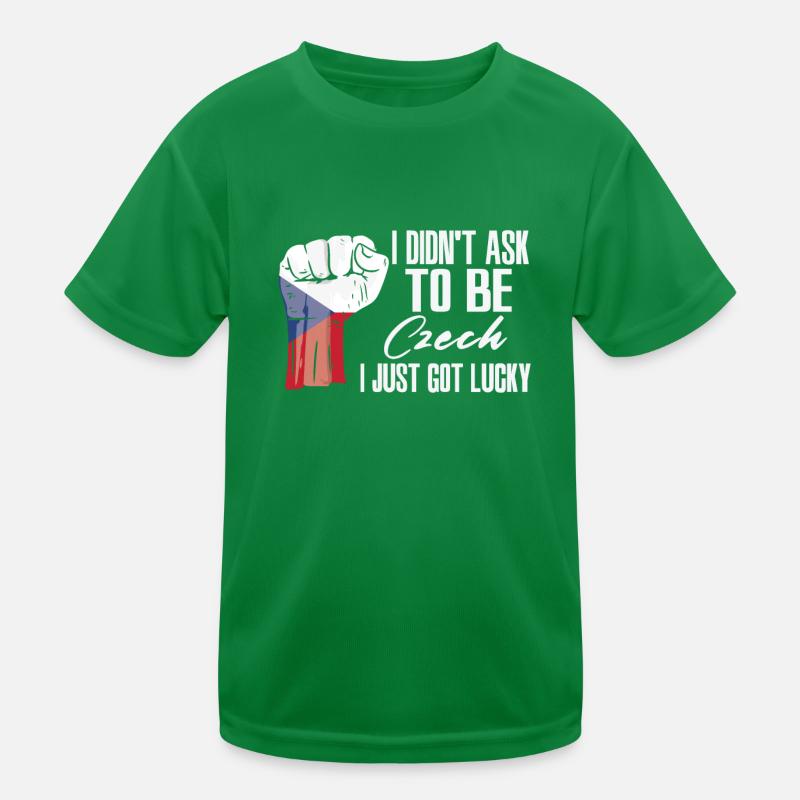 Fierté tchèque Drapeau tchèque cultivé T-shirt sport Enfant