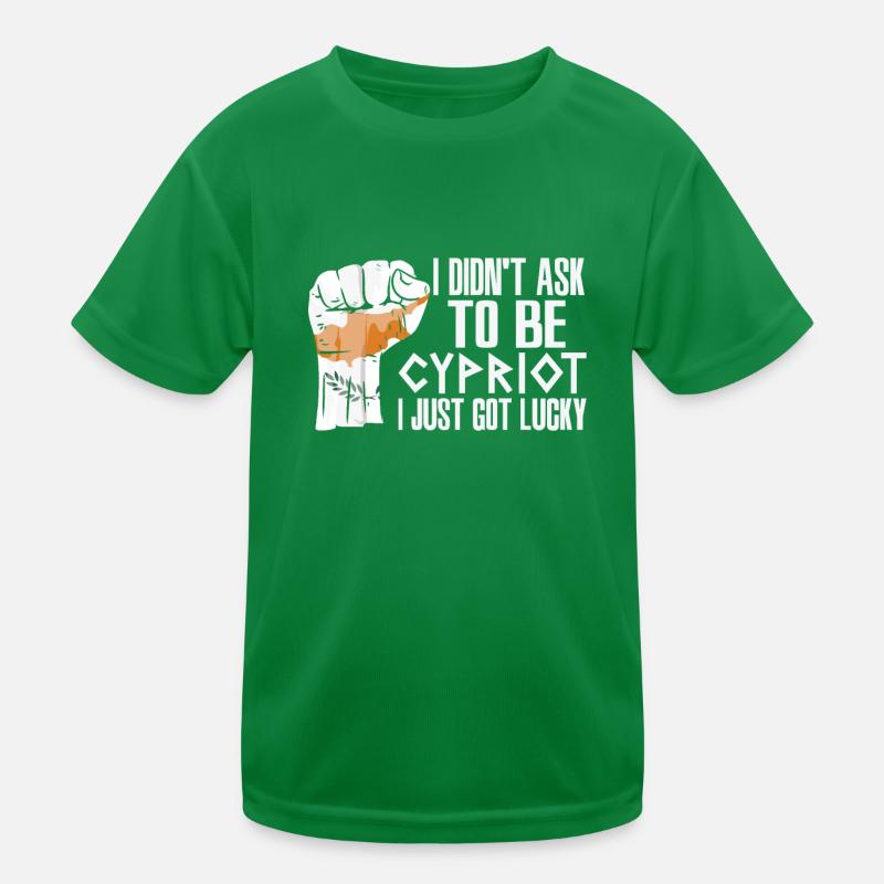 Fierté chypriote Drapeau chypriote T-shirt sport Enfant