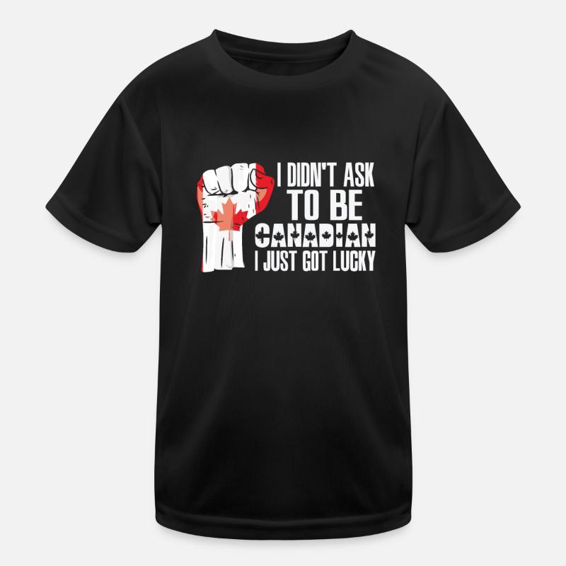 Fierté canadienne Drapeau canadien cultivé T-shirt sport Enfant