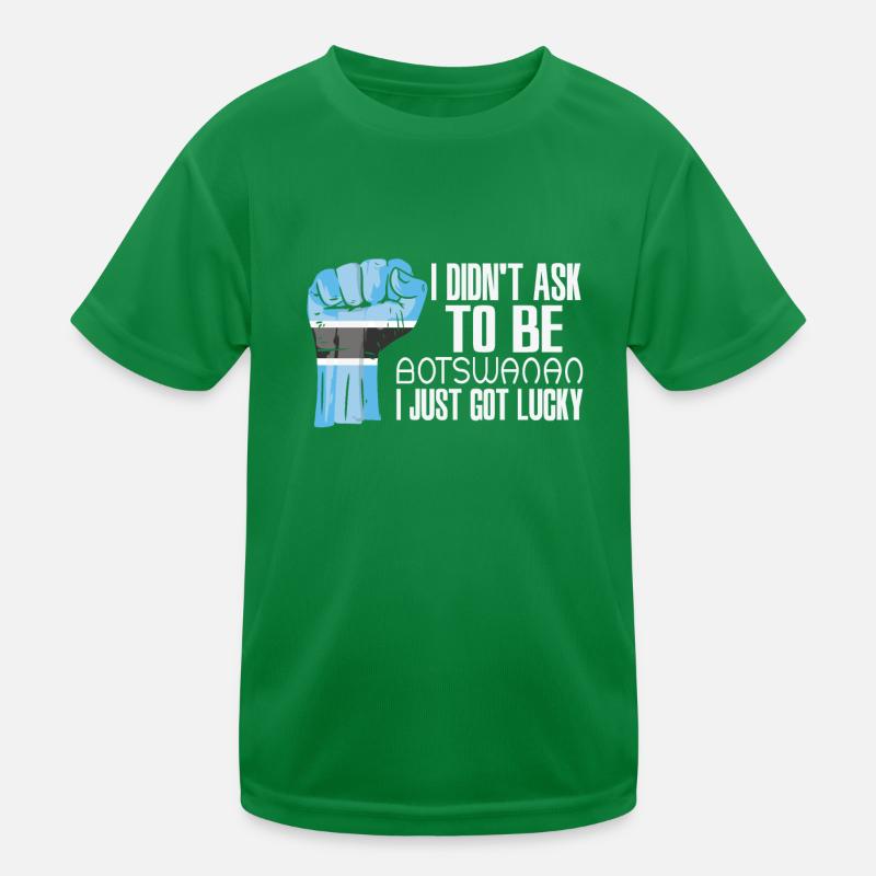 Fierté du Botswana Drapeau du Botswana agrandi T-shirt sport Enfant