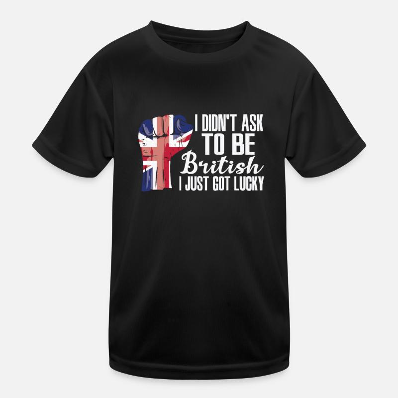 Fierté britannique Drapeau britannique cultivé T-shirt sport Enfant