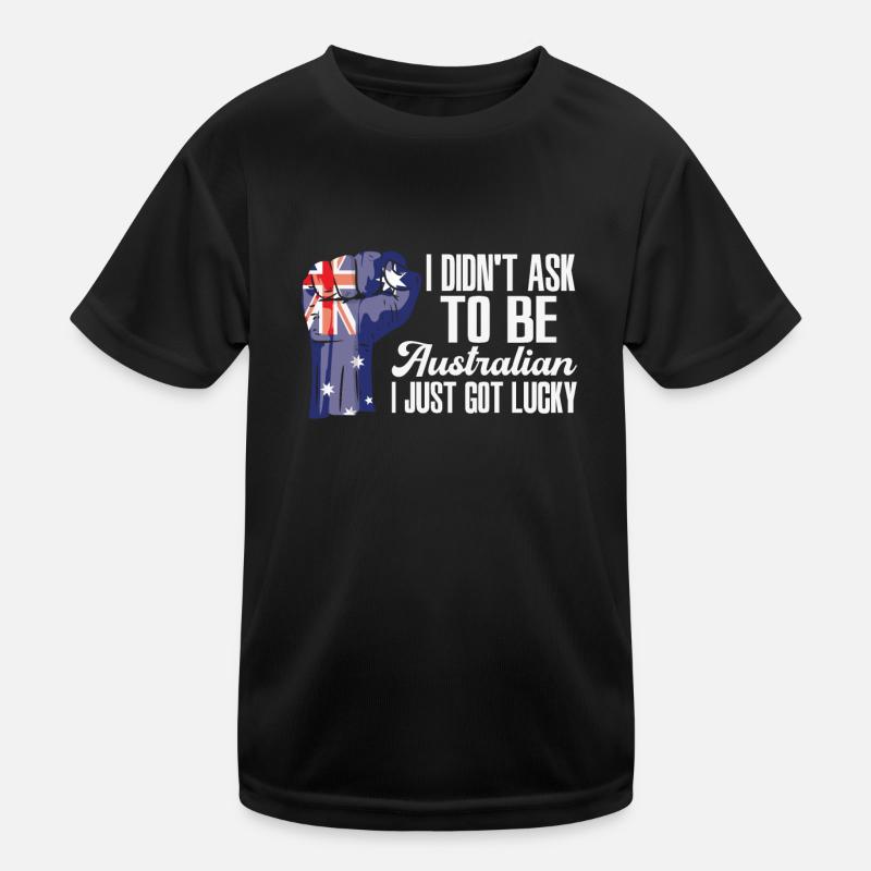 Fierté australienne Drapeau australien cultivé T-shirt sport Enfant