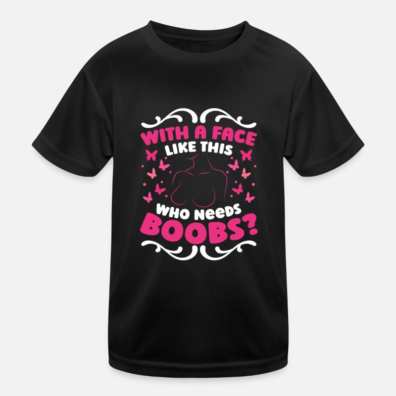 Boucle d’épingle pour le cancer du sein T-shirt sport Enfant