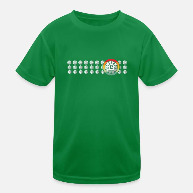 RPG Cube Jeu de rôle Quête secondaire T-shirt sport Enfant