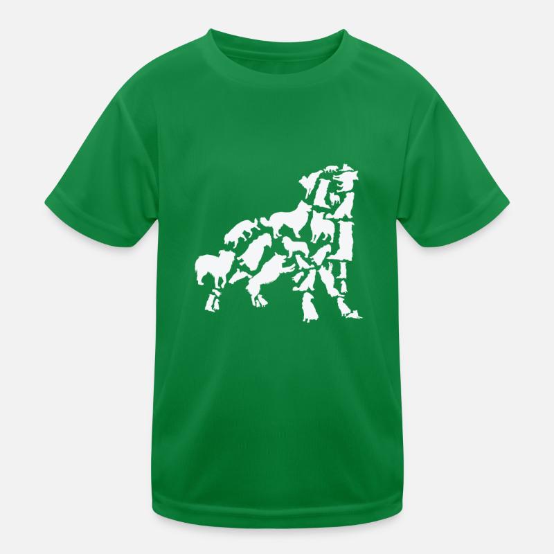 Australian Shepherd Dog Mom Beagle Dad Kids Functional T-Shirt