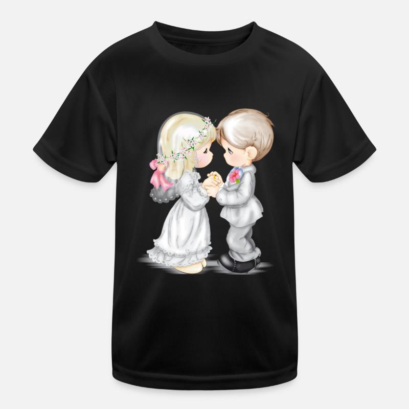 Wedding - Kids Functional T-Shirt - black
