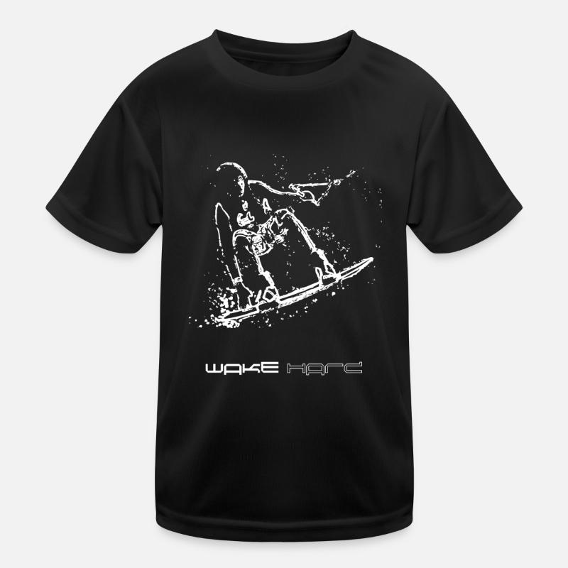 wakeboarder - Kids Functional T-Shirt - black