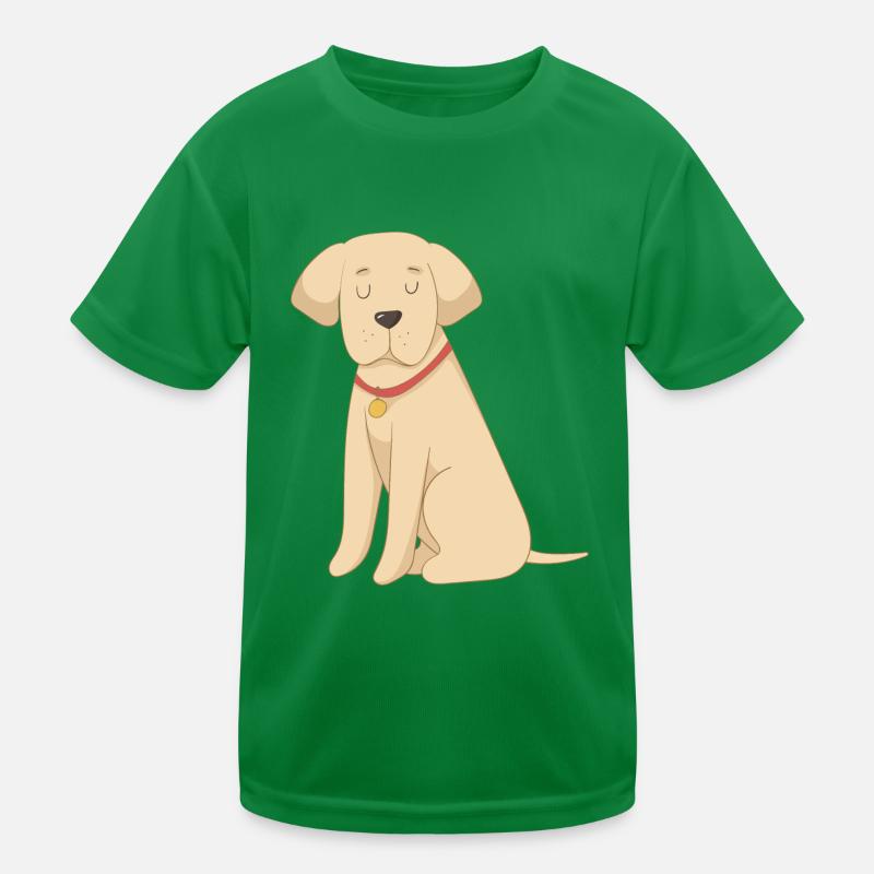 Labrador Gelb Kinder Funktions-T-Shirt