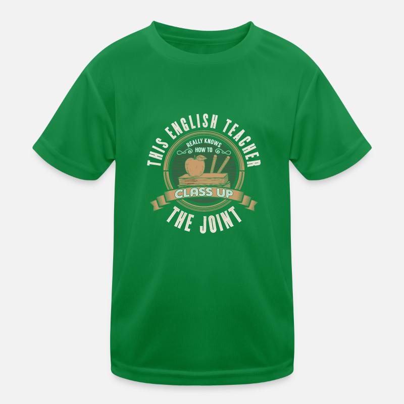Englischlehrer Kinder Funktions-T-Shirt