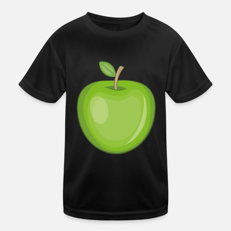 Autocollant drôle d'une pomme T-shirt sport Enfant
