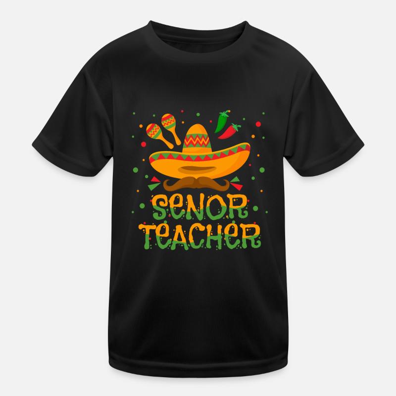 Senor Lehrer Kinder Funktions-T-Shirt