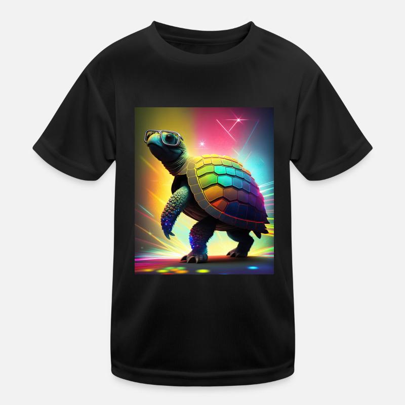 Turtle à la discothèque T-shirt sport Enfant