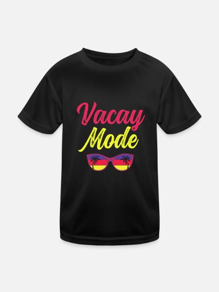 Matching Family Vacation Beach Summer Trip Vacay - Kids Functional T-Shirt - black - Front
