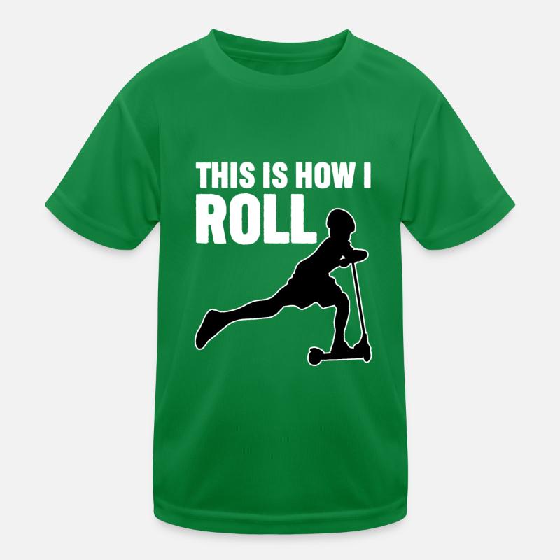 Rollerfahren So rolle ich Kinder Funktions-T-Shirt