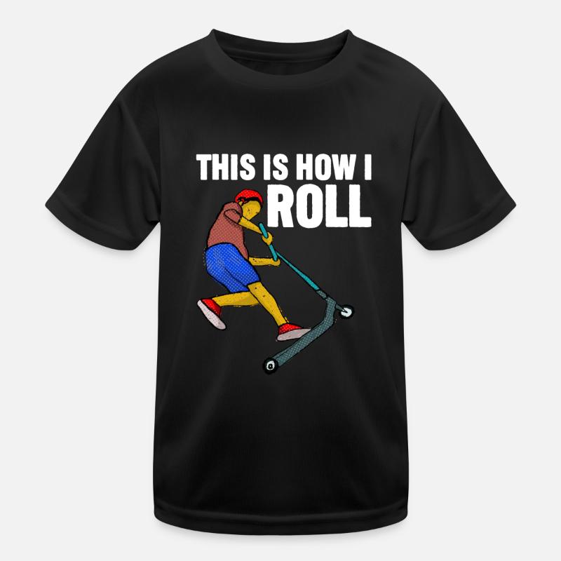 Rollerfahren So rolle ich Kinder Funktions-T-Shirt