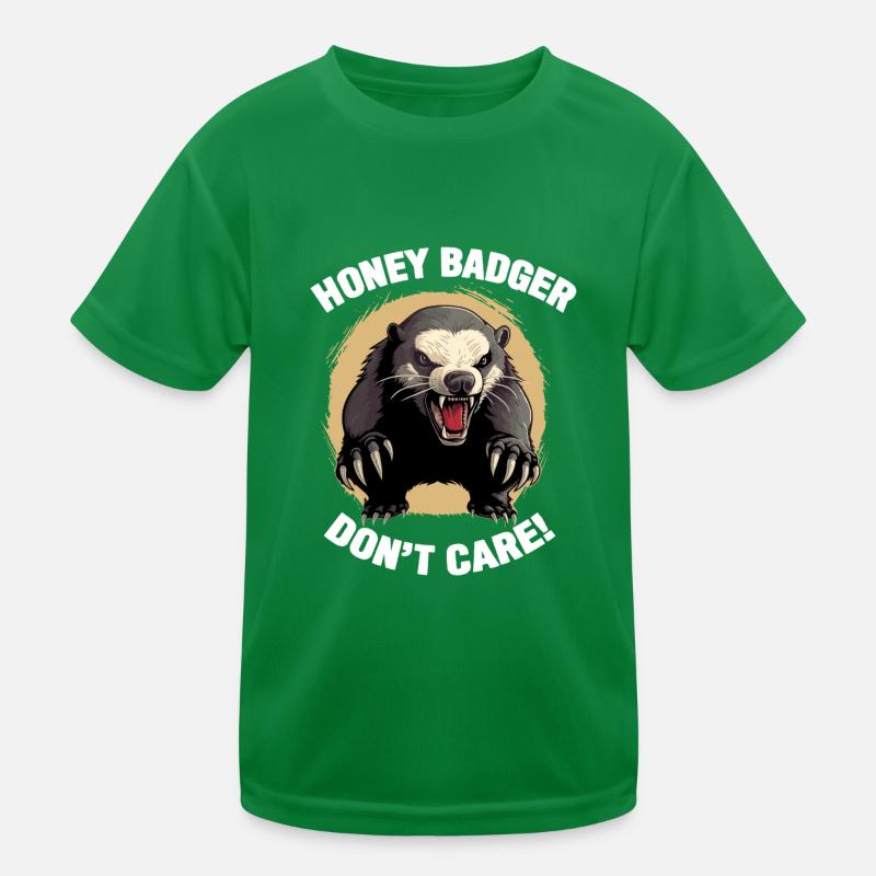 Honey Badger Dont Fact T-shirt sport Enfant