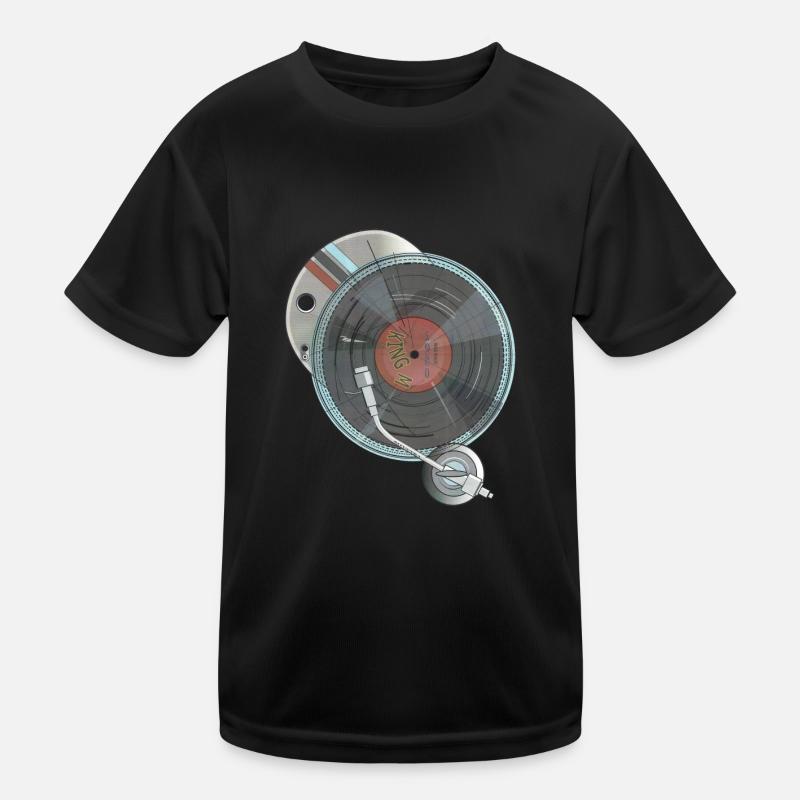 Record player Kids Functional T-Shirt