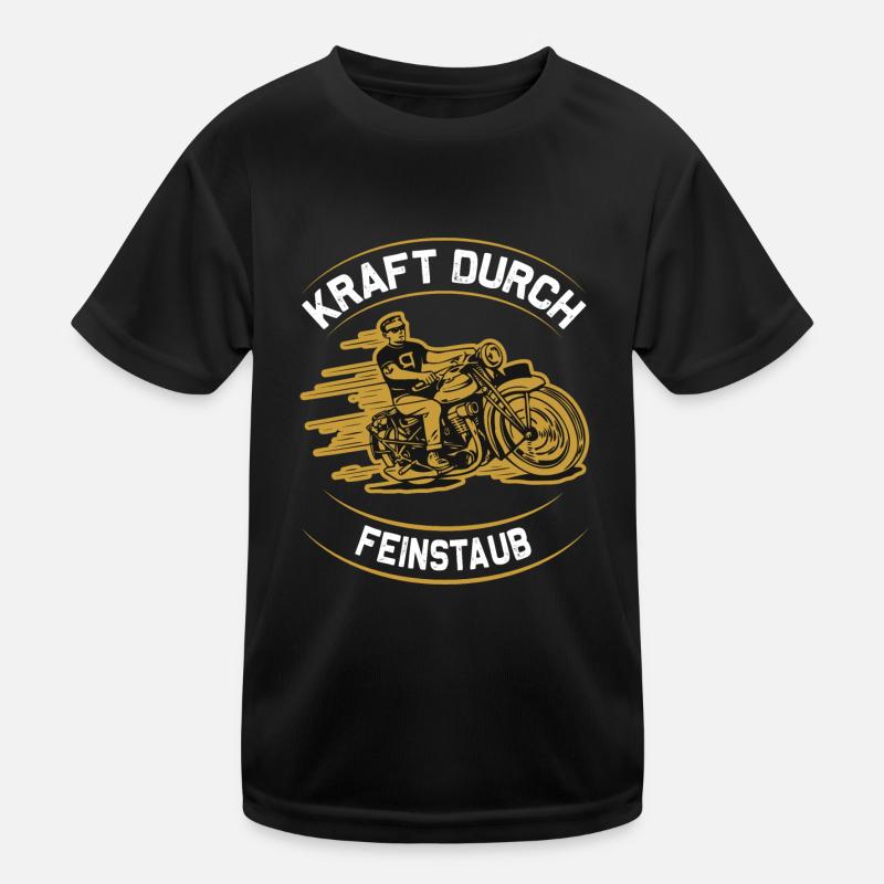 Kraft durch Feinstaub Kinder Funktions-T-Shirt