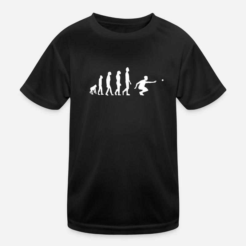 Boule De Pétanque Évolution Pétanque - T-shirt sport Enfant - noir