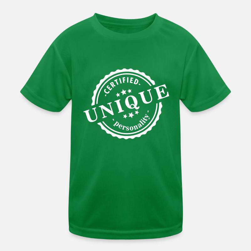 Design Certified Unique personality T-shirt sport Enfant