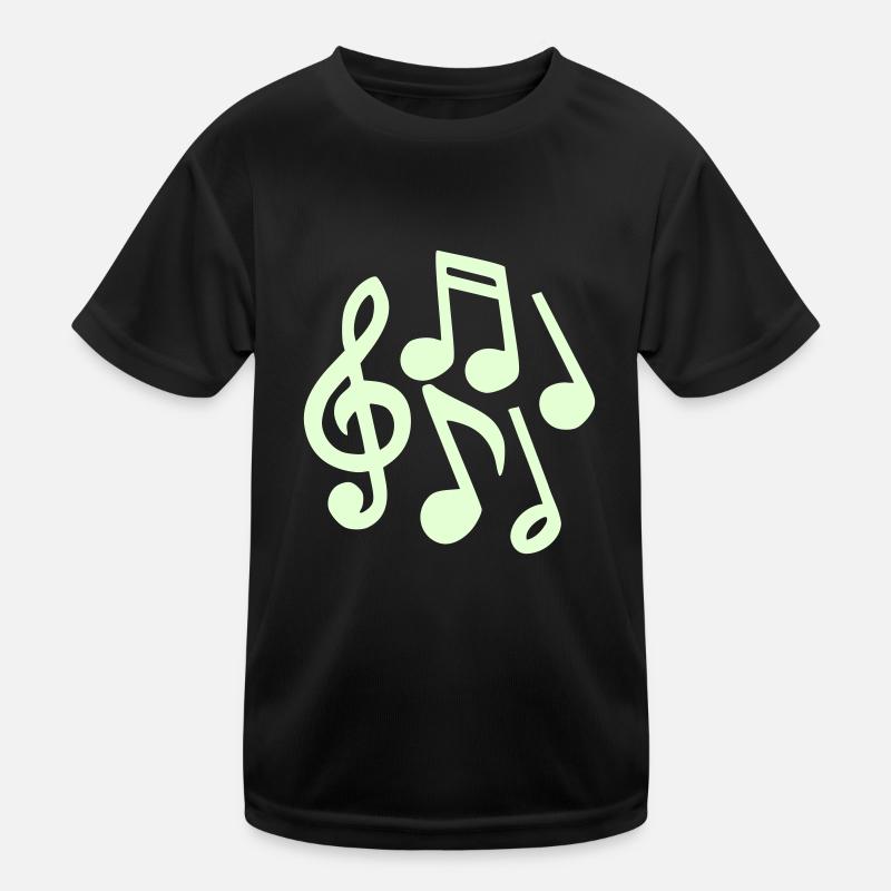 Noten Musik - Music Note Kids Functional T-Shirt