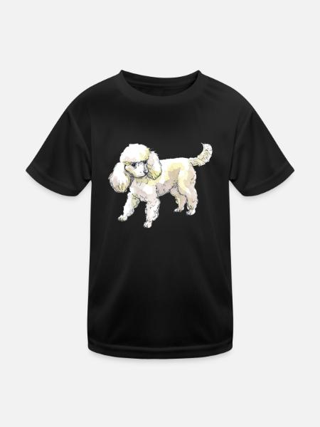 poodle - Kids Functional T-Shirt - black