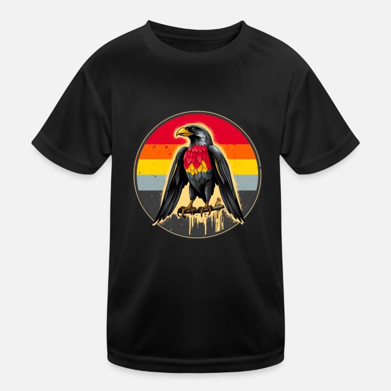 Eagle with germany colors Kids Functional T-Shirt