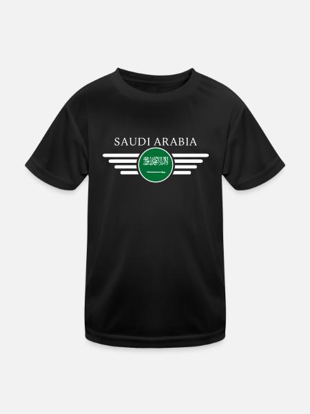 Arabie Saoudite Désert Style Magique Design T-shirt - T-shirt sport Enfant - noir - Devant