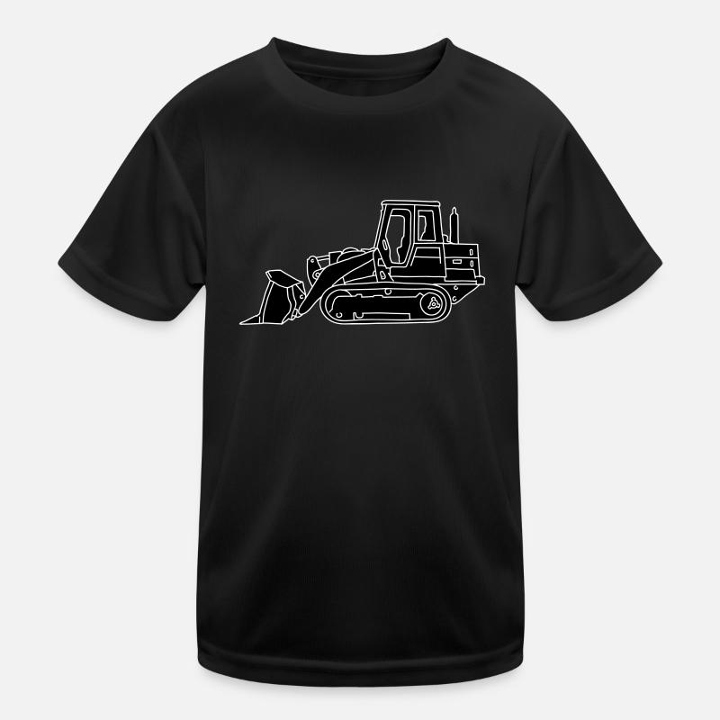 Bulldozer bouteur 2 T-shirt sport Enfant