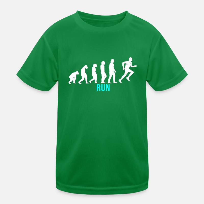 Run Evolution Kinder Funktions-T-Shirt