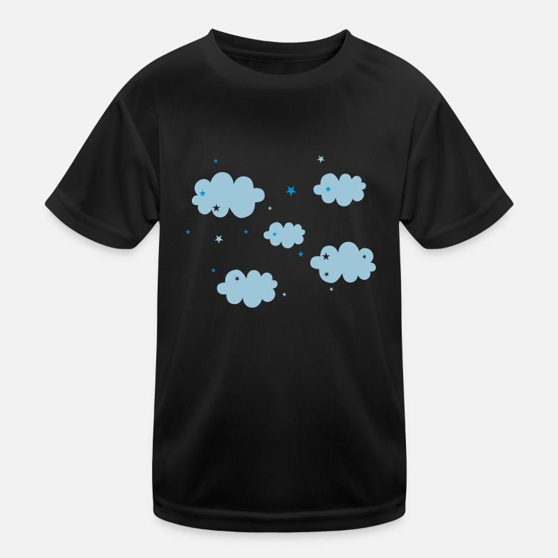Clouds & Stars Kids Functional T-Shirt
