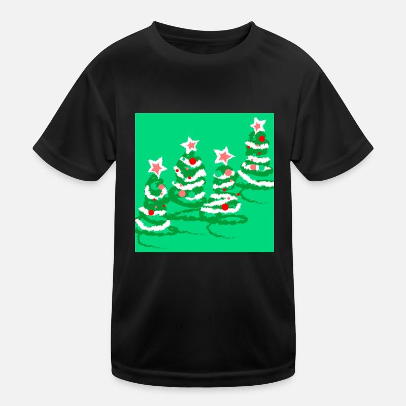 Christmas trees Kids Functional T-Shirt