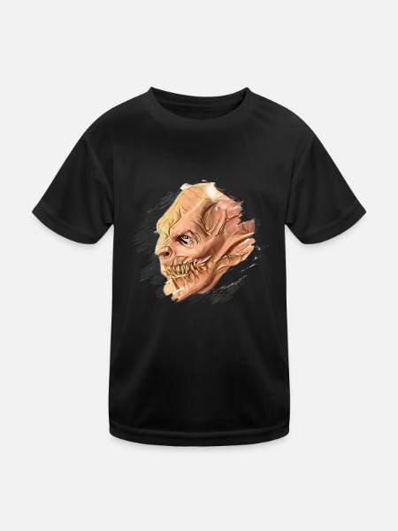 Krampus Percht Devil 2318 - T-shirt sport Enfant - noir - Devant