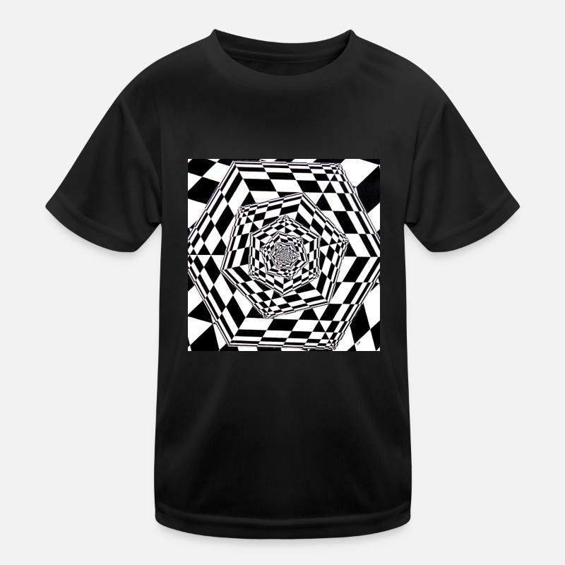 zurückkehrender Würfel Kinder Funktions-T-Shirt