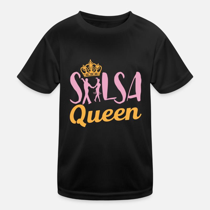 Salsa Danse Queen Coole Cadeau T-shirt sport Enfant