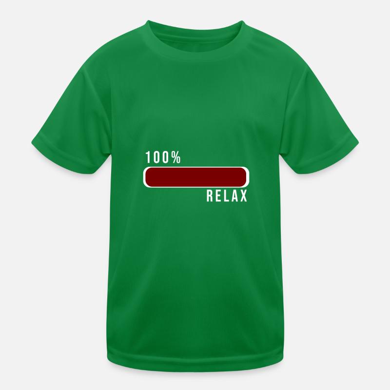 100% Relax loading - 100% Relax laden Kinder Funktions-T-Shirt