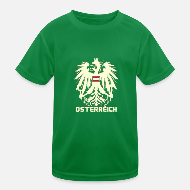 Österreich Adler Kinder Funktions-T-Shirt
