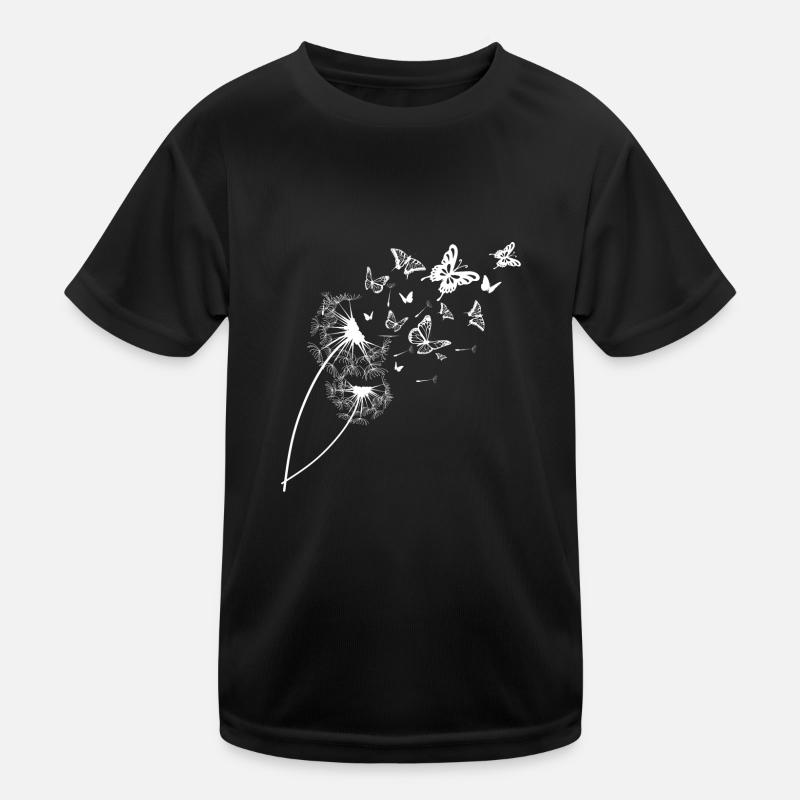 Dandelion butterflies Kids Functional T-Shirt