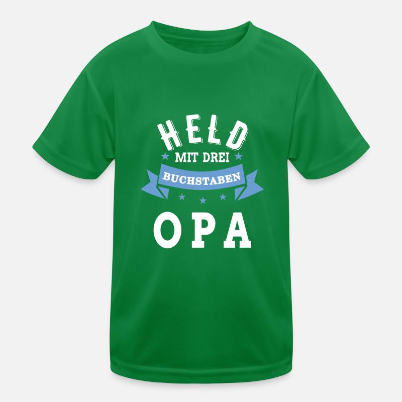 Opa Held Kinder Funktions-T-Shirt