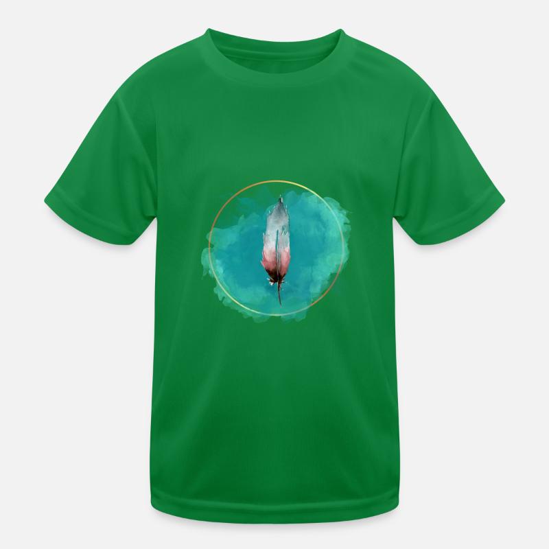 Feather Single Kids Functional T-Shirt