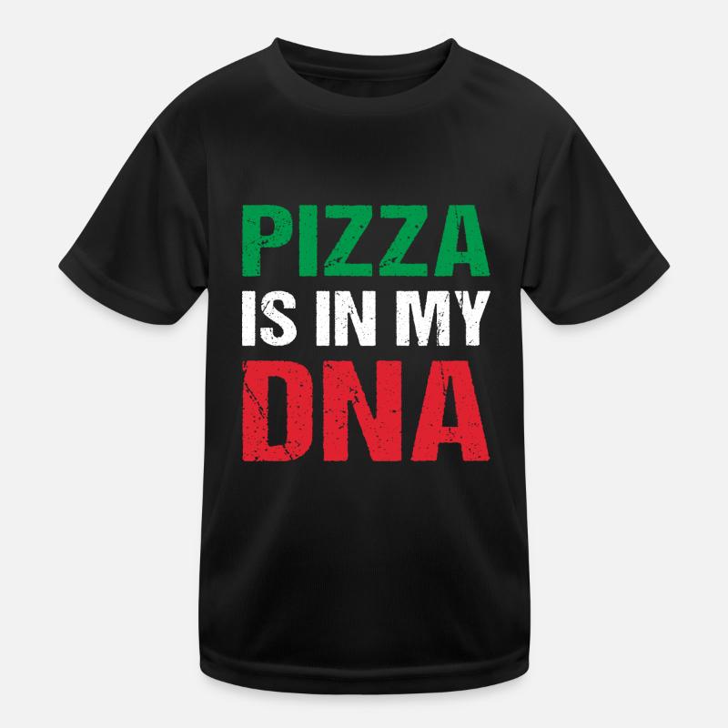 La pizza est dans mon ADN Italie Pizza T-shirt sport Enfant