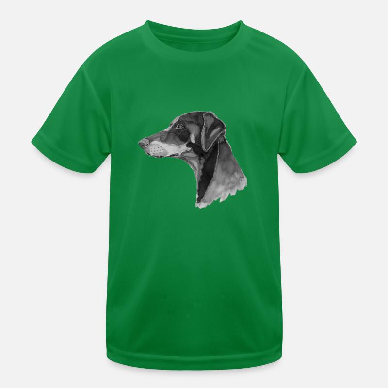Dobermann Pincher Kinder Funktions-T-Shirt