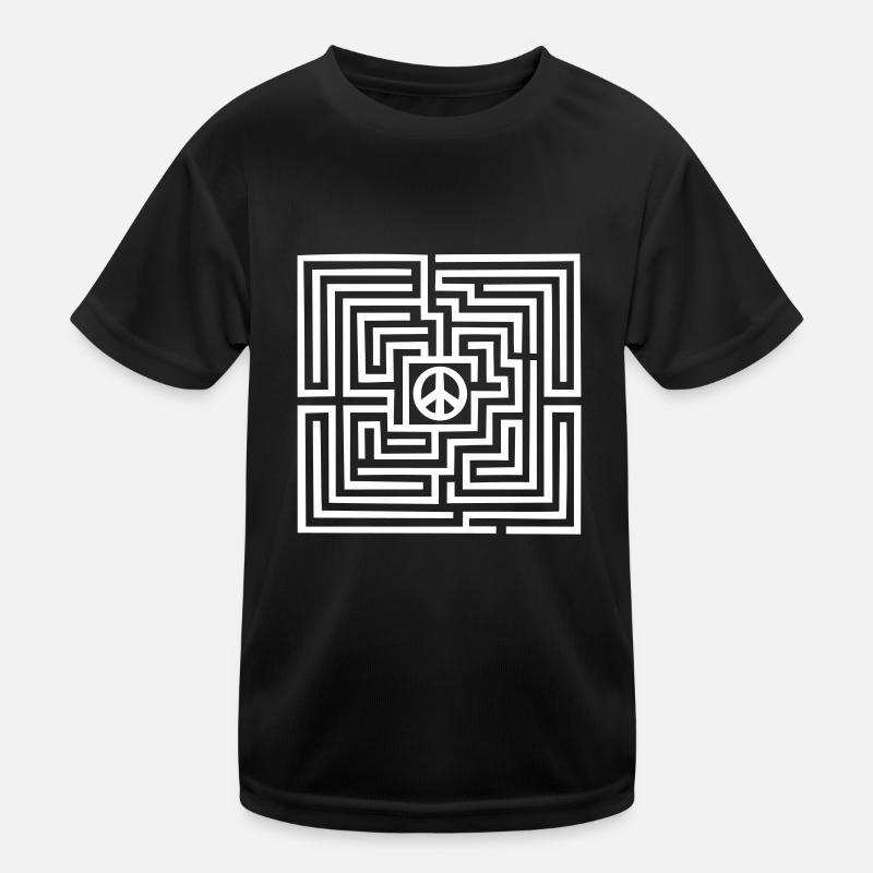 Peace Kinder Funktions-T-Shirt