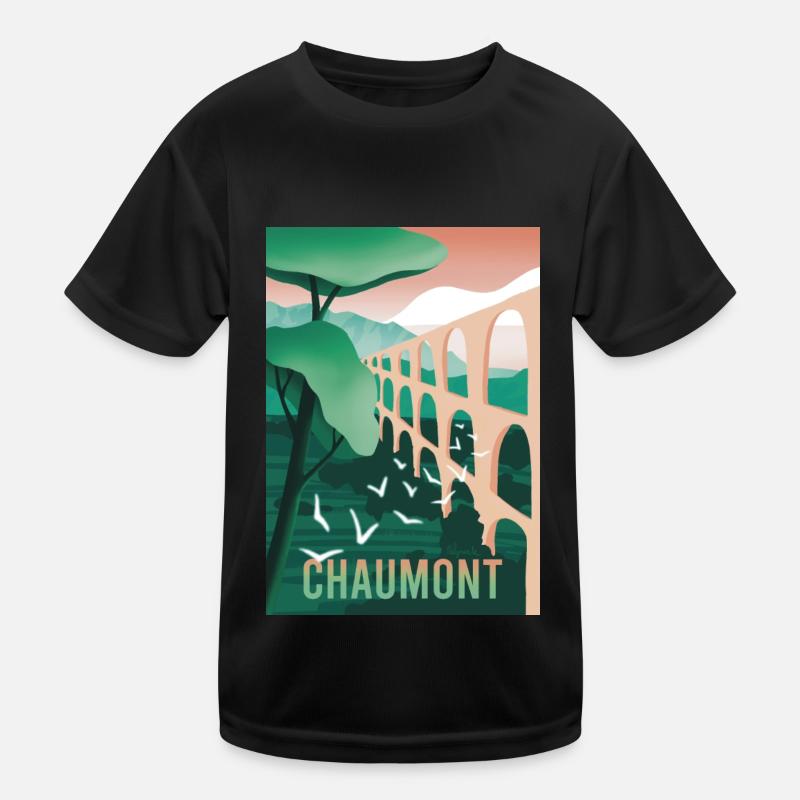 Chaumont Haute-Marne Kinder Funktions-T-Shirt