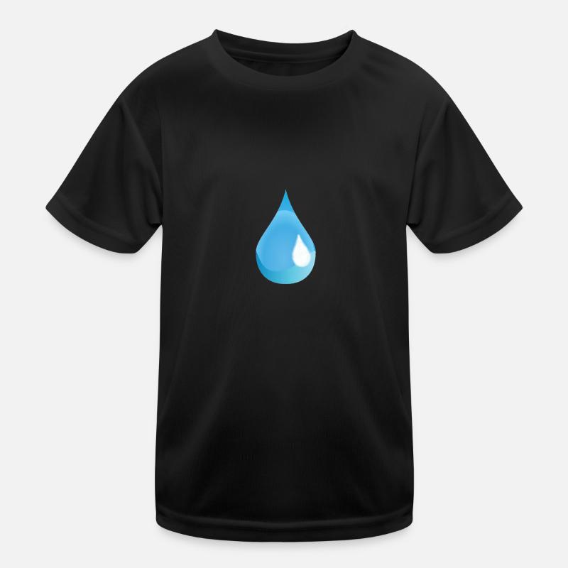 Tear drop Kids Functional T-Shirt