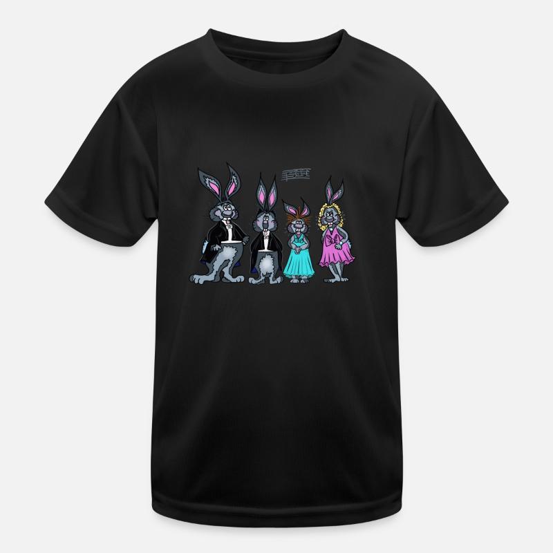 Rabbit vocal ensemble Kids Functional T-Shirt