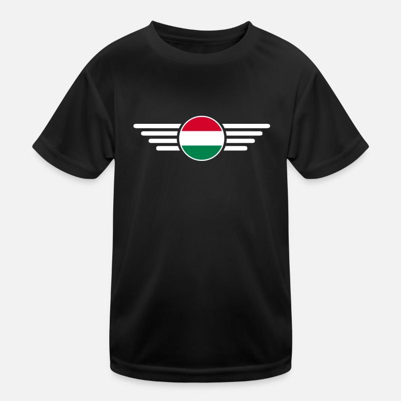 Ungarn Stil Design T-Shirt Kinder Funktions-T-Shirt