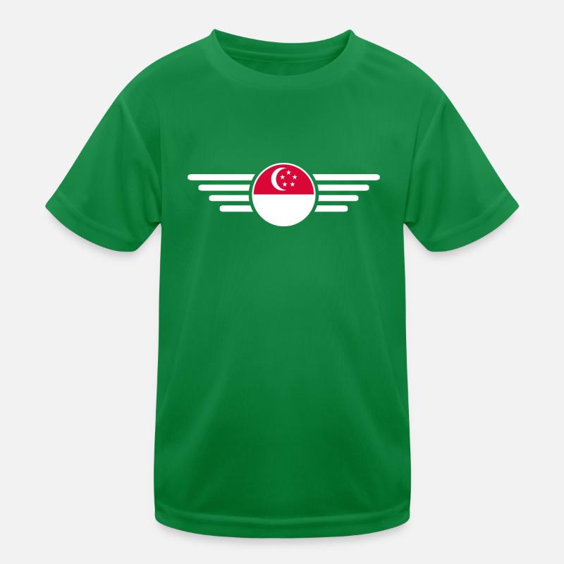 Singapur Stil Design T-Shirt Kinder Funktions-T-Shirt