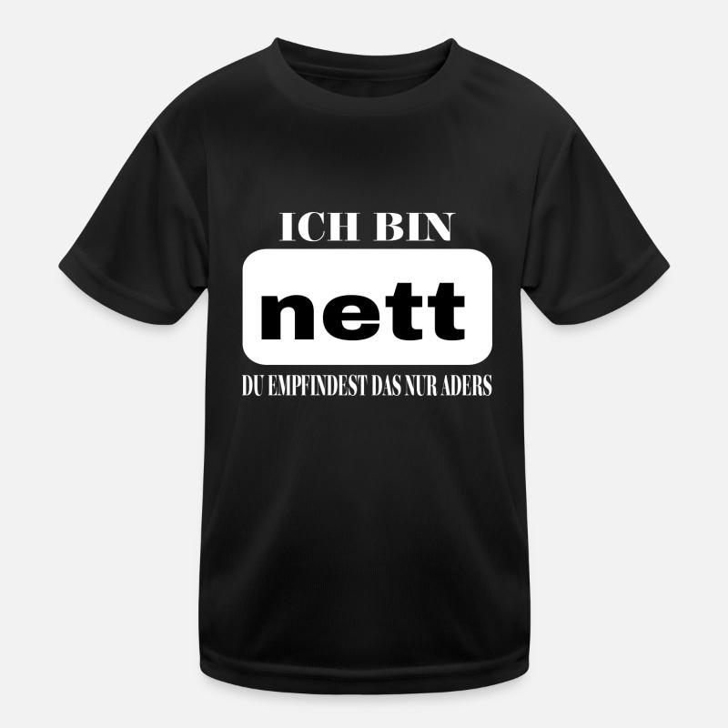 Nett Kinder Funktions-T-Shirt