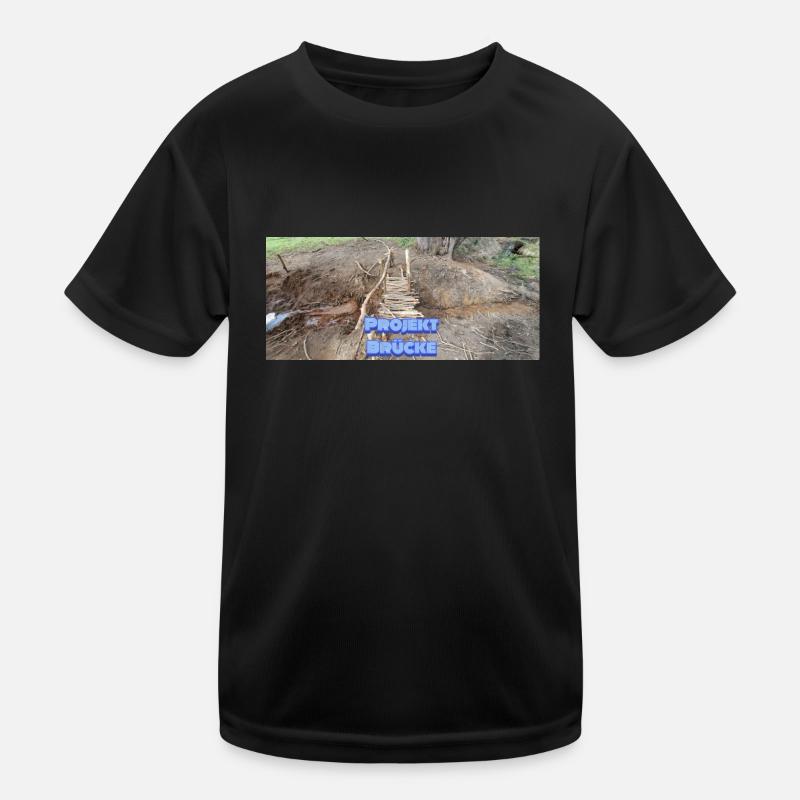 PROJEKT BRÜCKE Kinder Funktions-T-Shirt